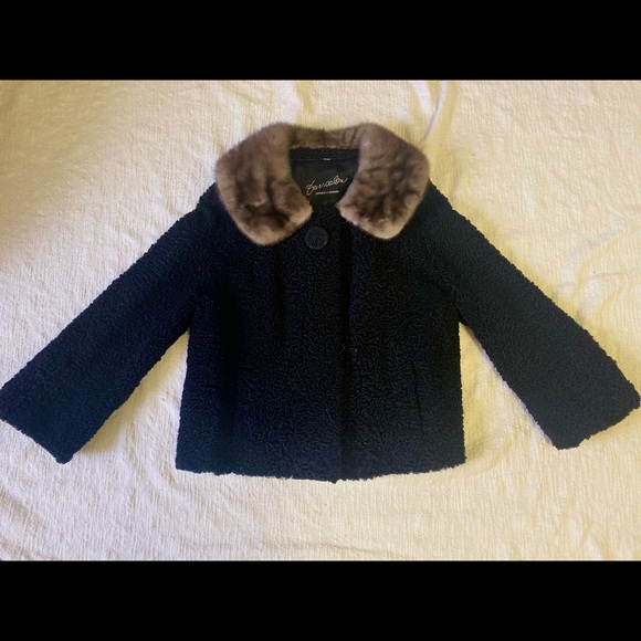 Eaton’s Lambswool & Fur Collar Coat - Picture 1 of 3